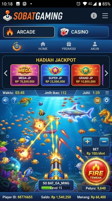 Pratinjau antarmuka sobatgaming — aplikasi APK resmi Android v3.1.9